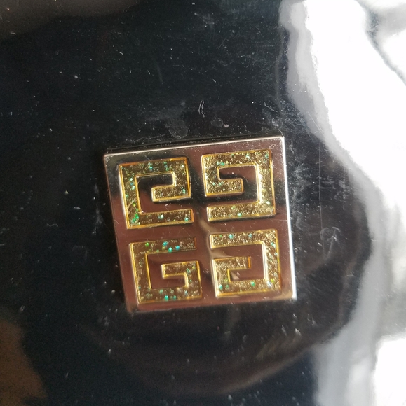 Large Vintage Givenchy Patent Leather Cosmetic Makeup Travel Case Bag - Picture 11 of 12